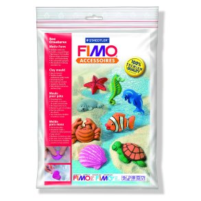 FIMO® 8742 02 lerforme “Sea creatures”, 8 motiver