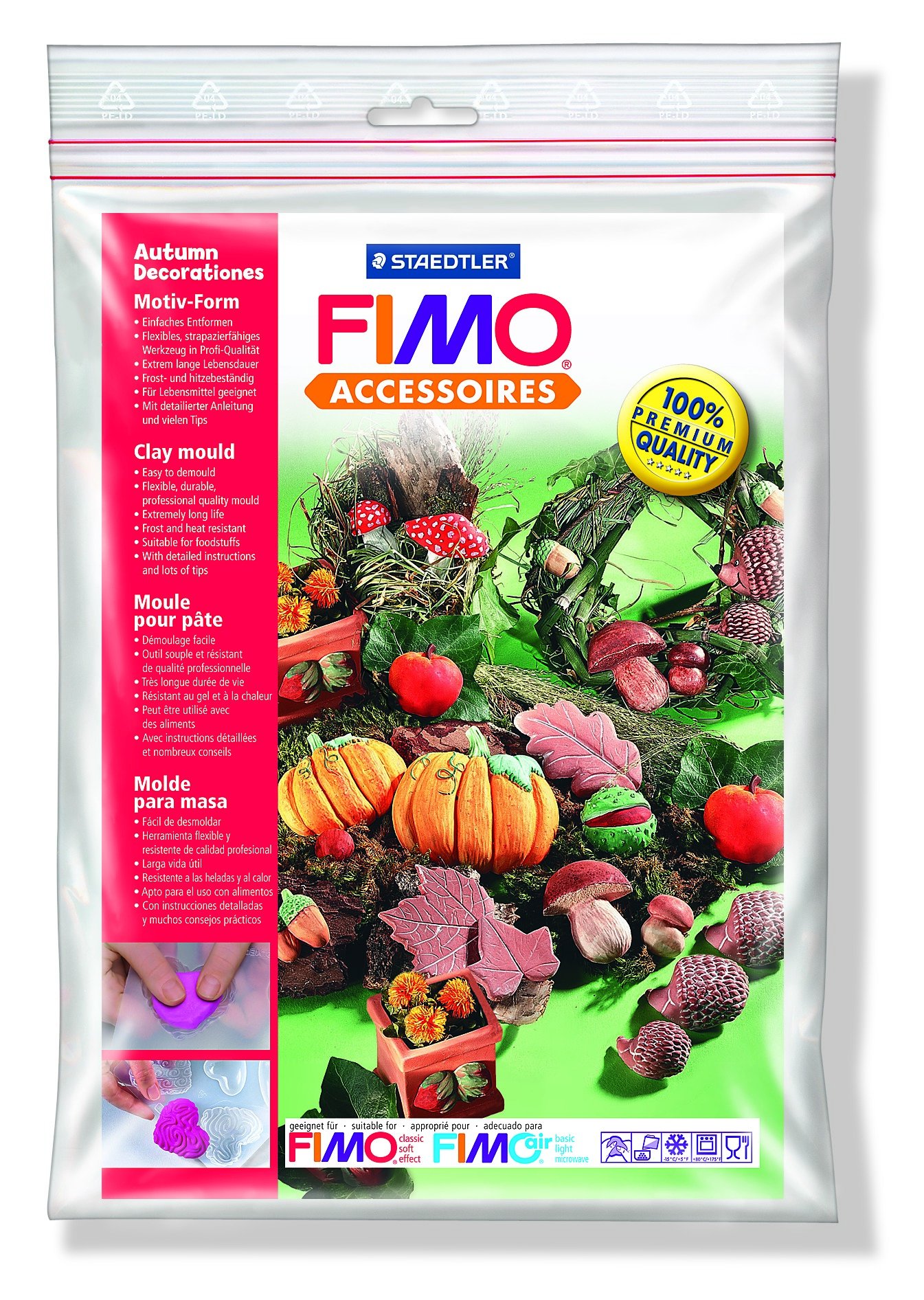 FIMO&reg; 8742 31 lerforme "Autumn deco", 10 motiver