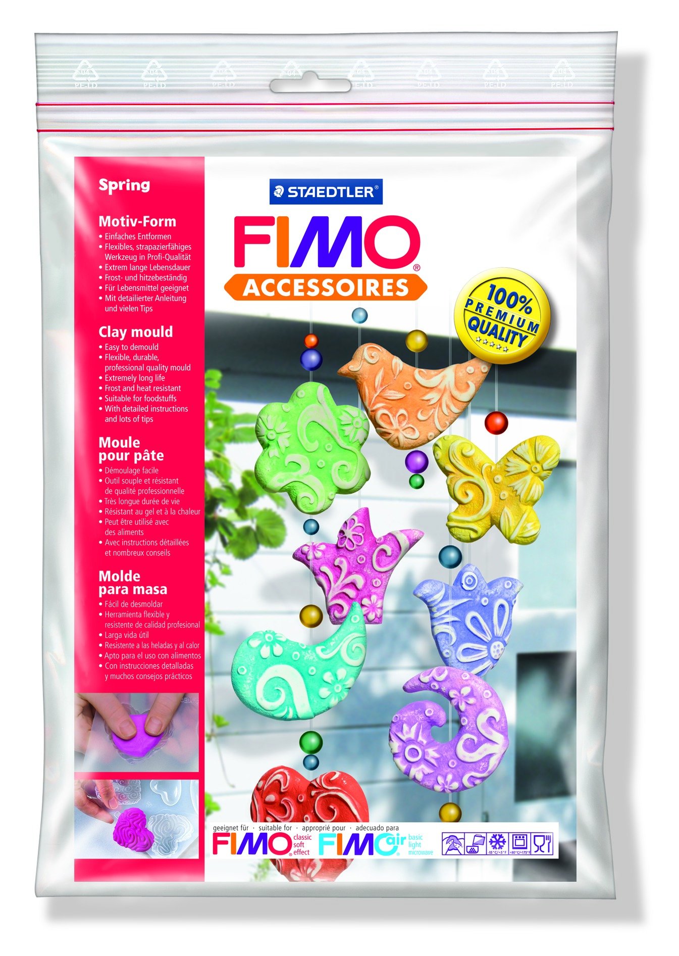 FIMO&reg; 8742 52 lerforme "Spring", 7 motiver