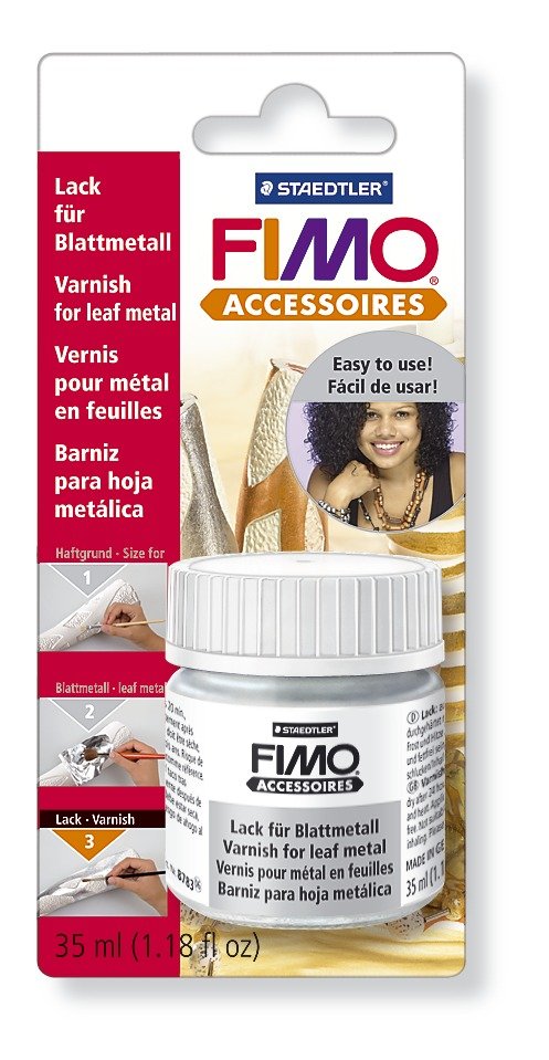 FIMO&reg; 8783 BK, 1 krukke lak til blad metal, 35 ml