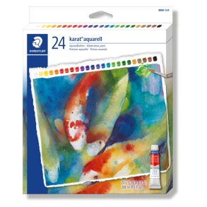 Akvarel Maling 24 stk. assorterede 12ml