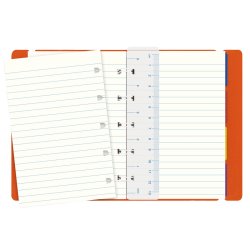 Filofax notebook pocket orange