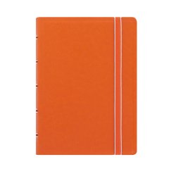 Filofax notebook pocket orange