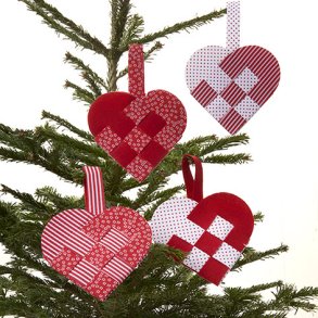 Flethjerte t/fyld filt/stof ass.mnstr 17CM 1 stk