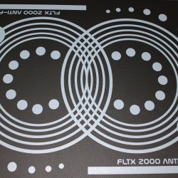 AFS-TEX 2000 ergonomisk mtte 40x60 cm sort