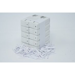 Amerikansk Lotteri 1-100 Hvid