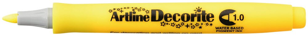Artline Decorite Bullet 1.0mm yellow