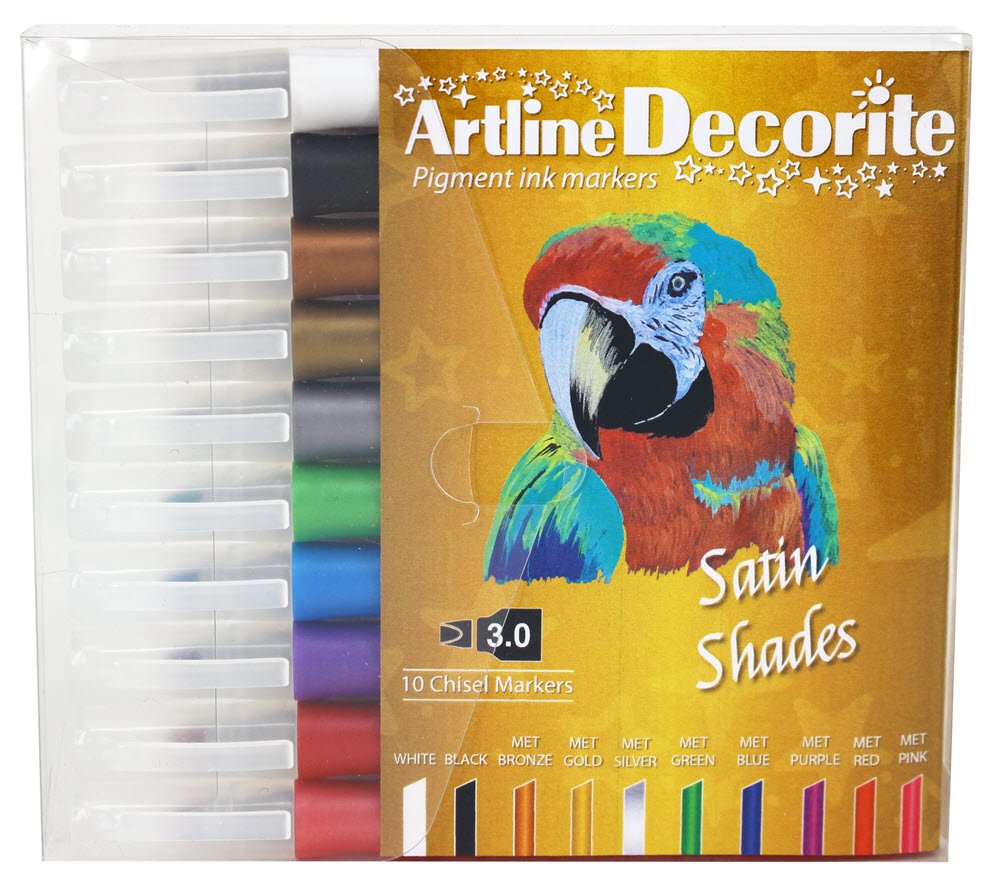 Artline Decorite Flat metallic 10-pack