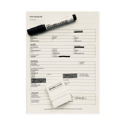 Artline ES-BS secure stamp 13x42mm