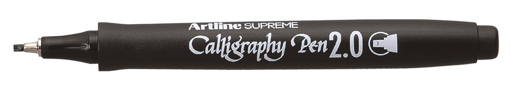 Artline Supreme Calligraphy Pen 2mm black