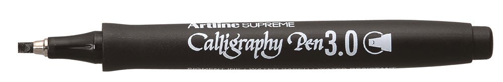 Artline Supreme Calligraphy Pen 3mm black