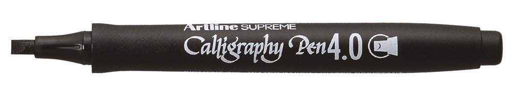 Artline Supreme Calligraphy Pen 4mm black