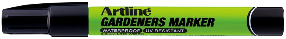 Artline gardeners marker black