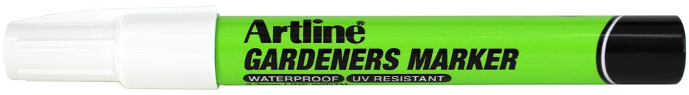 Artline gardeners marker white