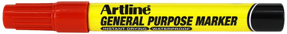 Artline general purpose marker red
