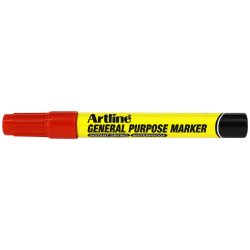 Artline general purpose marker red