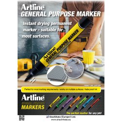 Artline general purpose marker red
