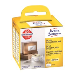 Avery forsendelsesetiket p rulle 101x54mm (220)