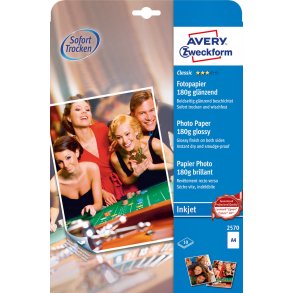 Avery fotopapir 2-sidet glossy 180g A4 inkjet (10)