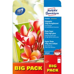 Avery fotopapir glossy 250g A4 inkjet (40)