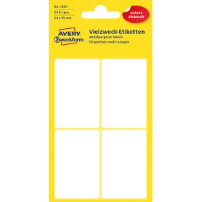 Avery manuel etiket 54x35mm (24)