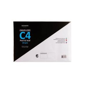 Kuverter Peel og Seal C4 10/boks