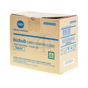 Bizhub C 3851 TNP49Y Toner yellow 12k