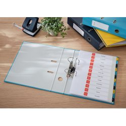 Brevordner Cosy 180&deg; A4 80mm bl