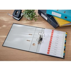 Brevordner Cosy 180&deg; A4 80mm gr