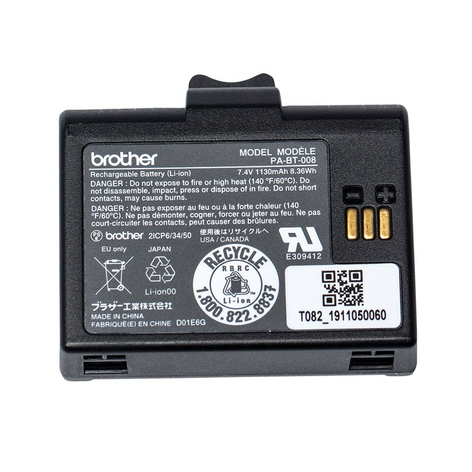 Brother Chargeable Li-ion battery RJ-2035B/2055WB