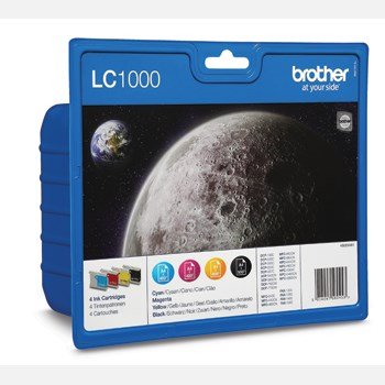 Brother LC1000 blkpatroner ValuePack