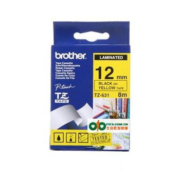 Brother TZe tape 12mmx8m black/yellow