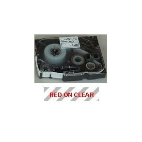 Brother TZe tape 12mmx8m red/clear
