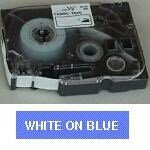 Brother TZe tape 12mmx8m white/blue