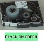 Brother TZe tape 18mmx8m black/green