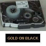 Brother TZe tape 18mmx8m gold/black