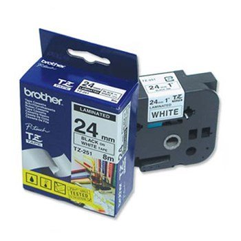 Brother TZe tape 24mmx8m black/white