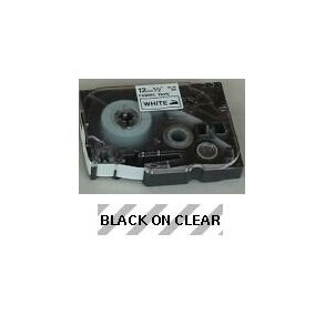 Brother TZe tape 9mmx8m black/clear