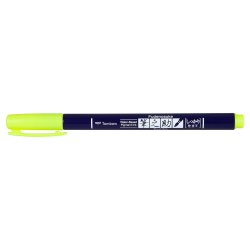 Brush pen Tombow Fudenosuke hrd neon gul