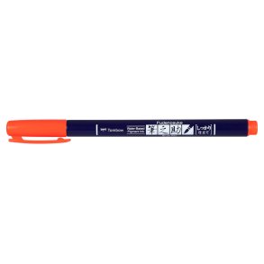 Brush pen Tombow Fudenosuke hrd neon rd