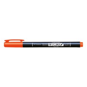 Brush pen Tombow Fudenosuke hrd orange