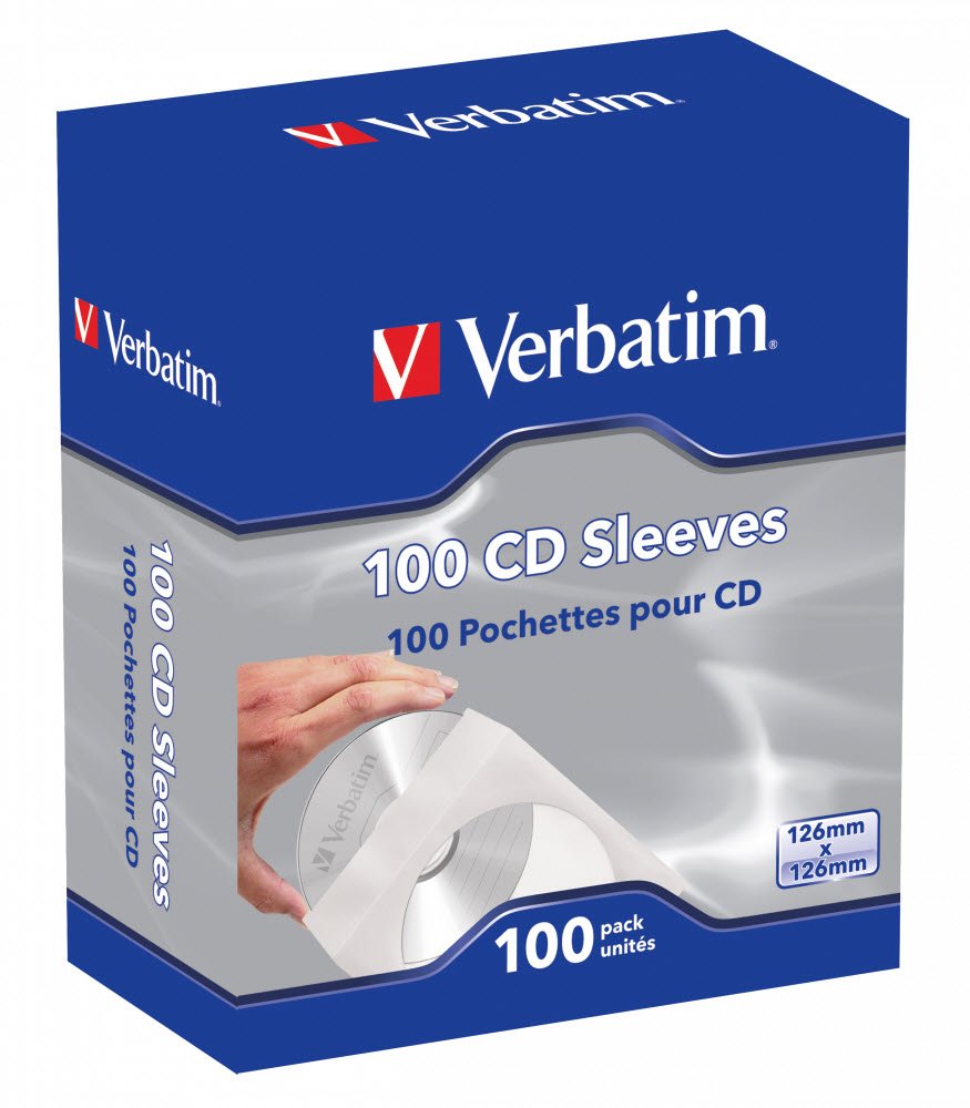 CD Paper Sleeves 100-Pack