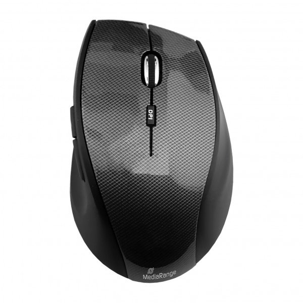 MediaRange Highline Optical 5 wireless mouse Black