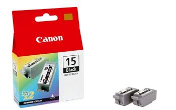 Canon 15 sort blkpatron 2stk