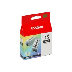 Canon 15 sort blkpatron 2stk