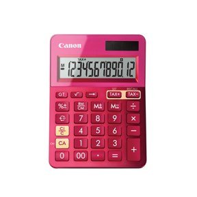 Canon LS-100K-MPK mini pocket calculator pink