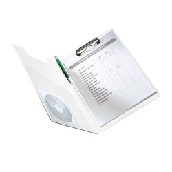 Clipboard WOW med forside A4 hvid