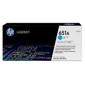 Color LaserJet 651A cyan toner cartridge