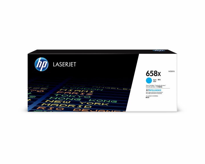 Color LaserJet 658X Cyan LaserJet Toner 28K