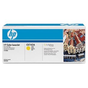 Color LaserJet CE742A yellow toner